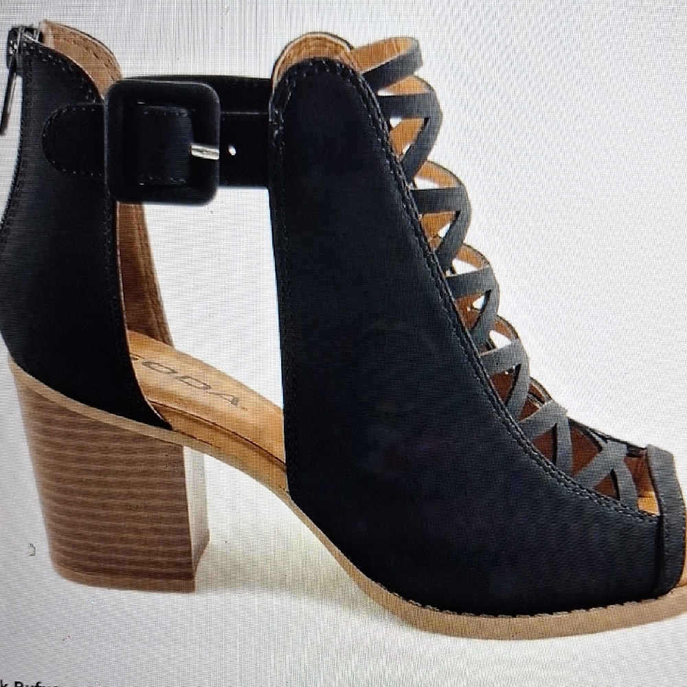 BSoda New Back Women's 3  1/2 -inch Heeled Sandals